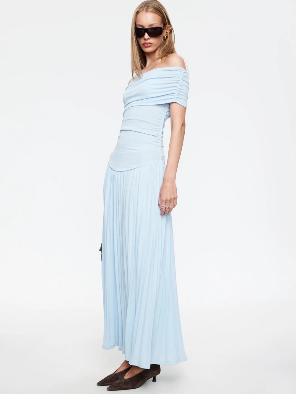 Lioness Field of Dreams Light Blue Maxi Dress Size XS - Picture 2 of 14